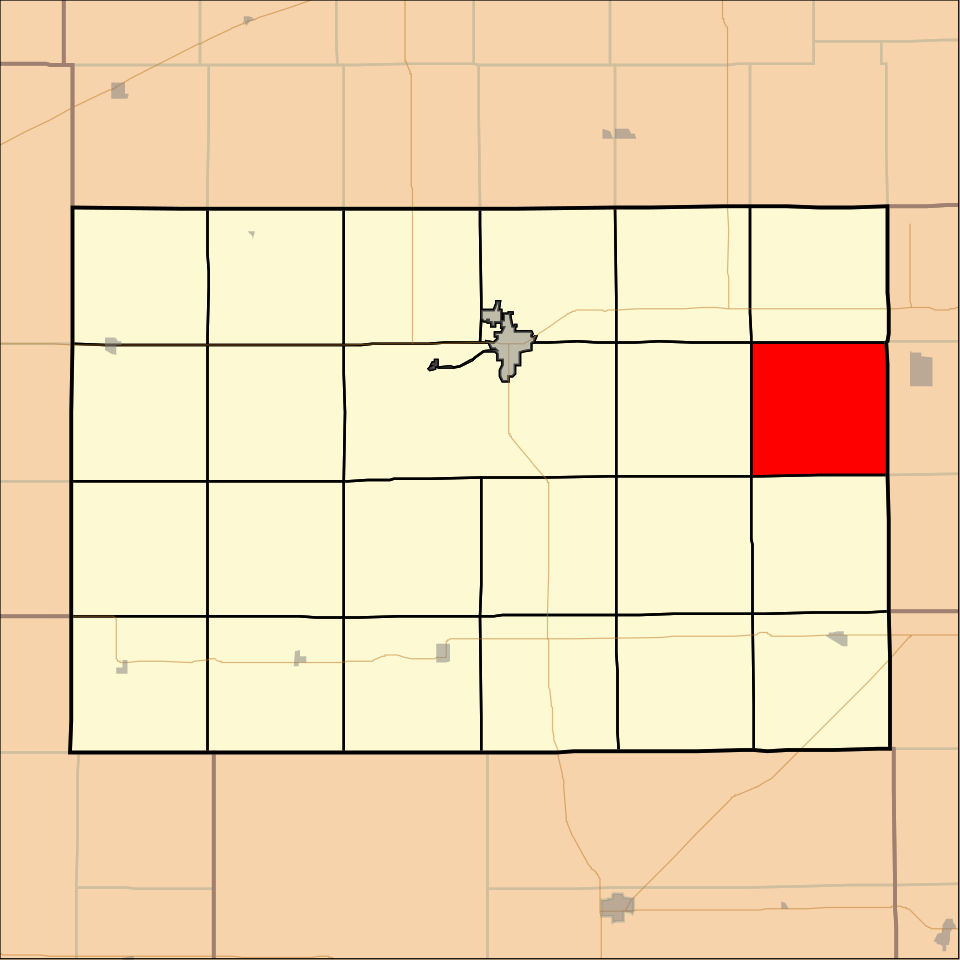Locator map of Vinita