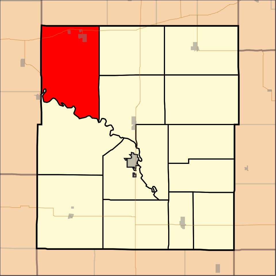 Locator map of Lincoln