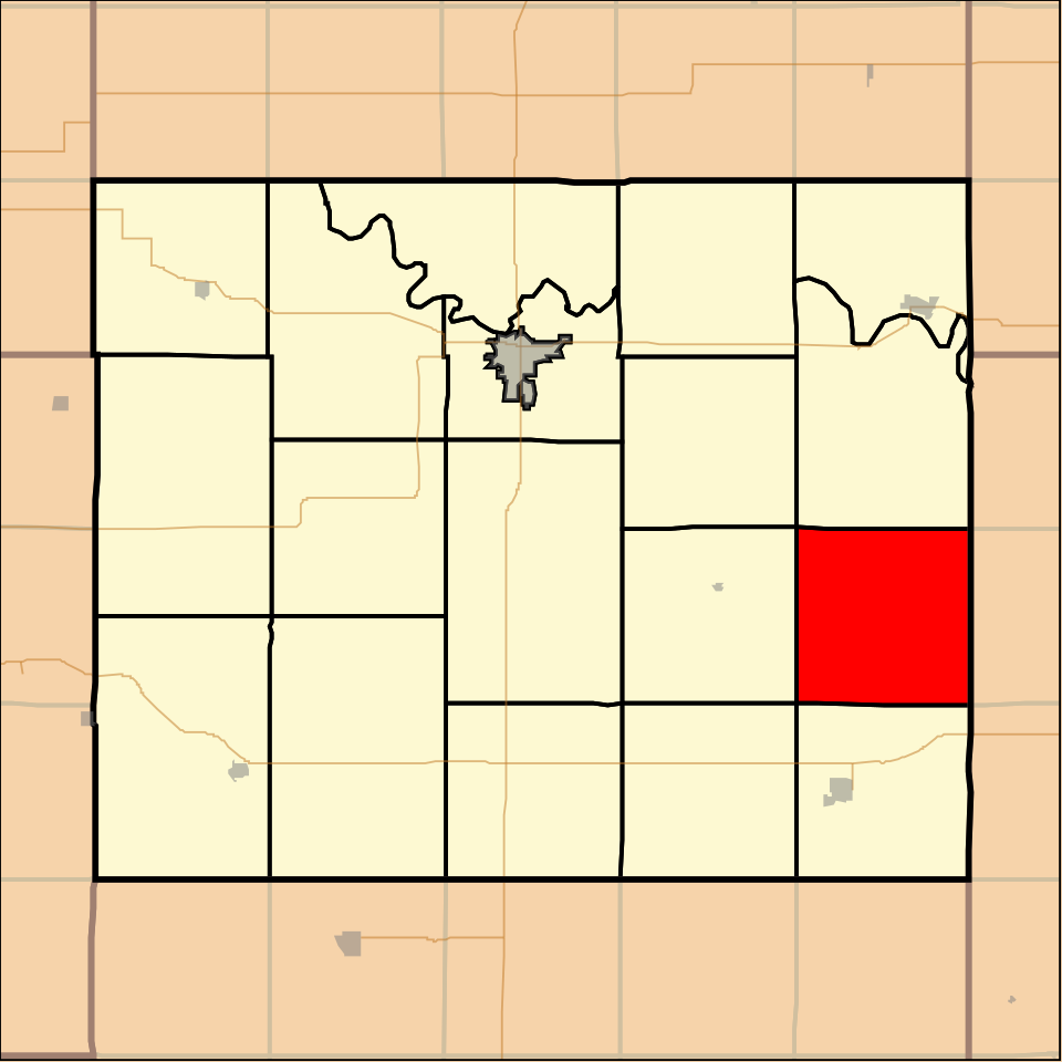 Locator map of Colfax
