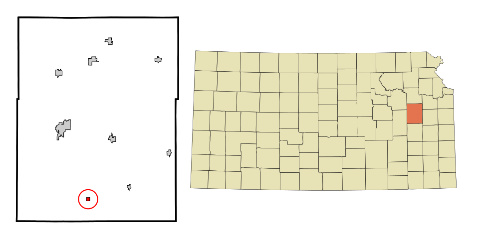 Locator map of Olivet