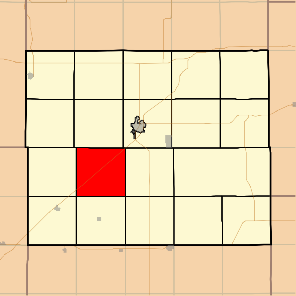 Locator map of Lincoln