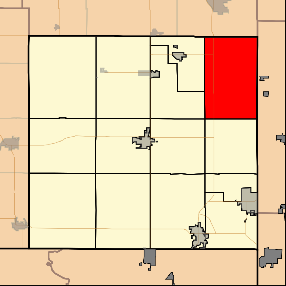 Locator map of Pleasant View