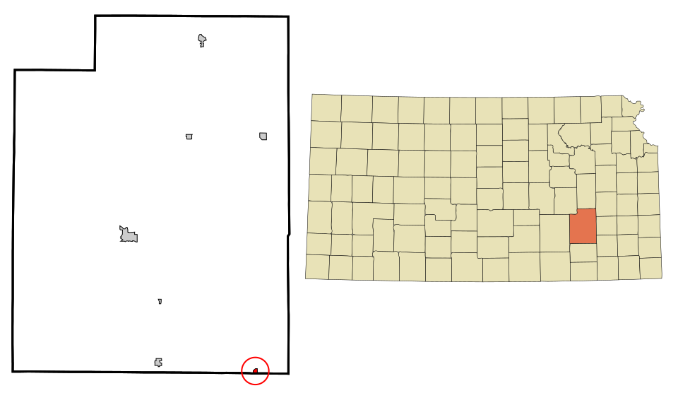 Locator map of Fall River