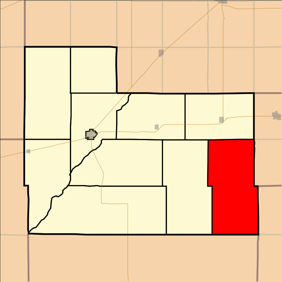 Locator map of Lincoln