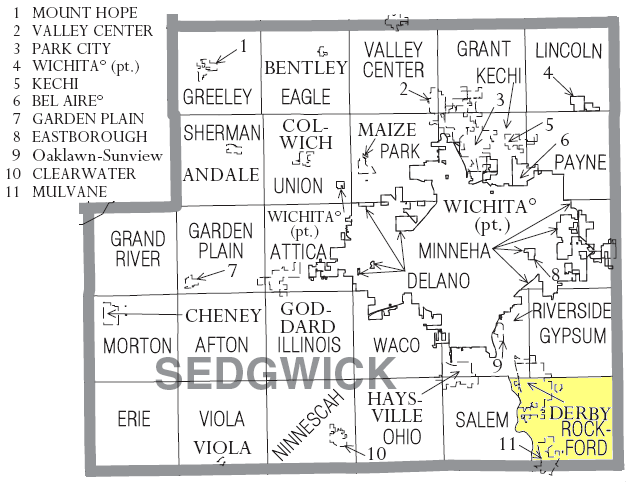 Locator map of Rockford