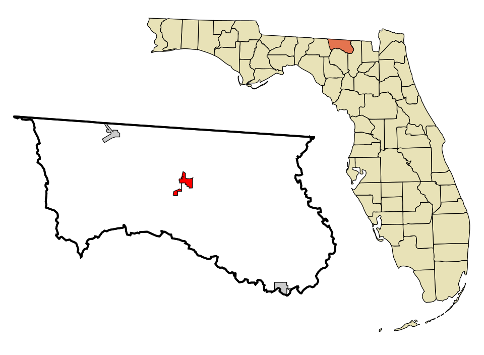 Locator map of Jasper