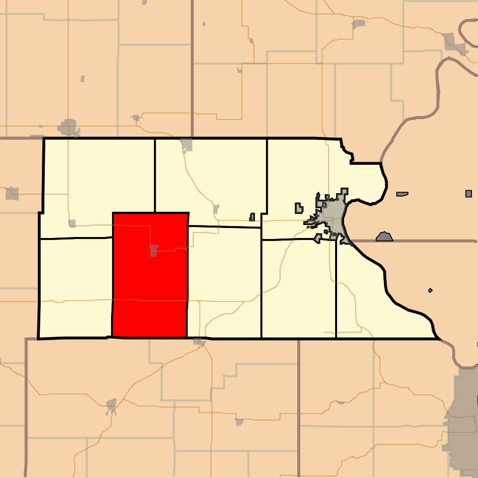 Locator map of Benton