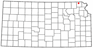 Locator map of Hamlin