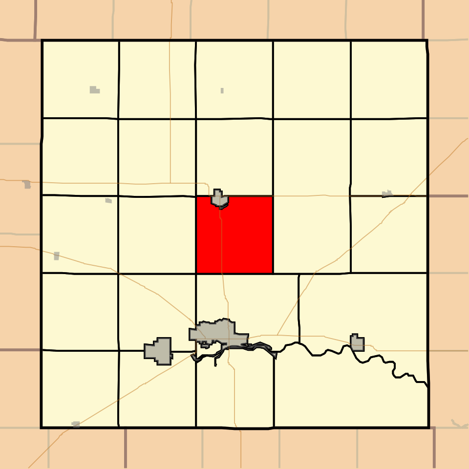 Locator map of South Homestead
