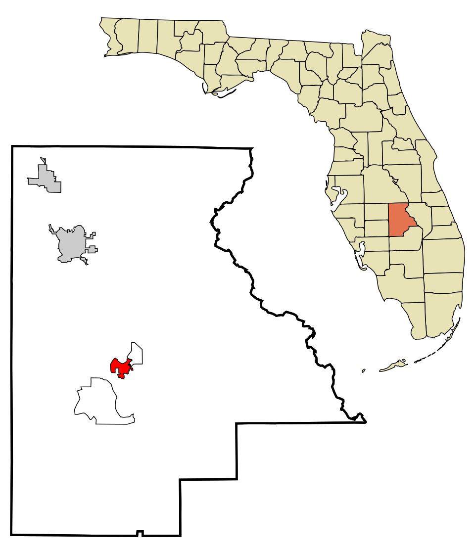 Locator map of Lake Placid