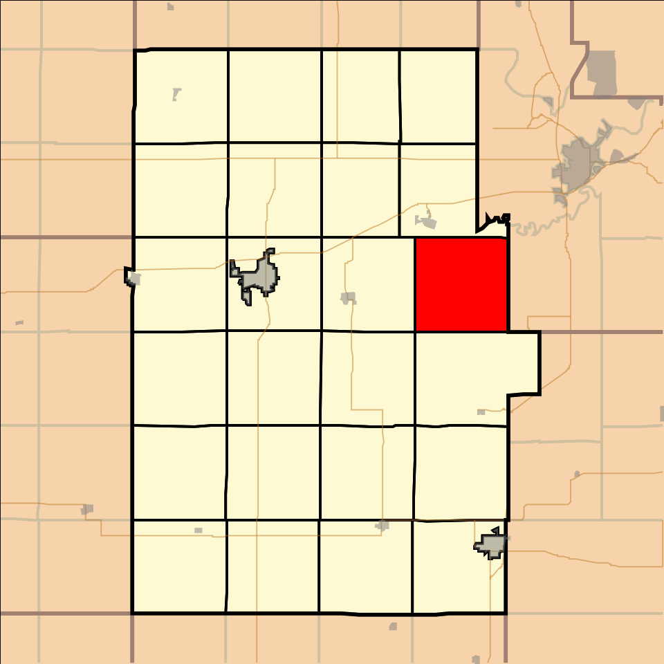 Locator map of Rinehart