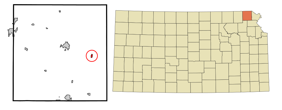 Locator map of Robinson