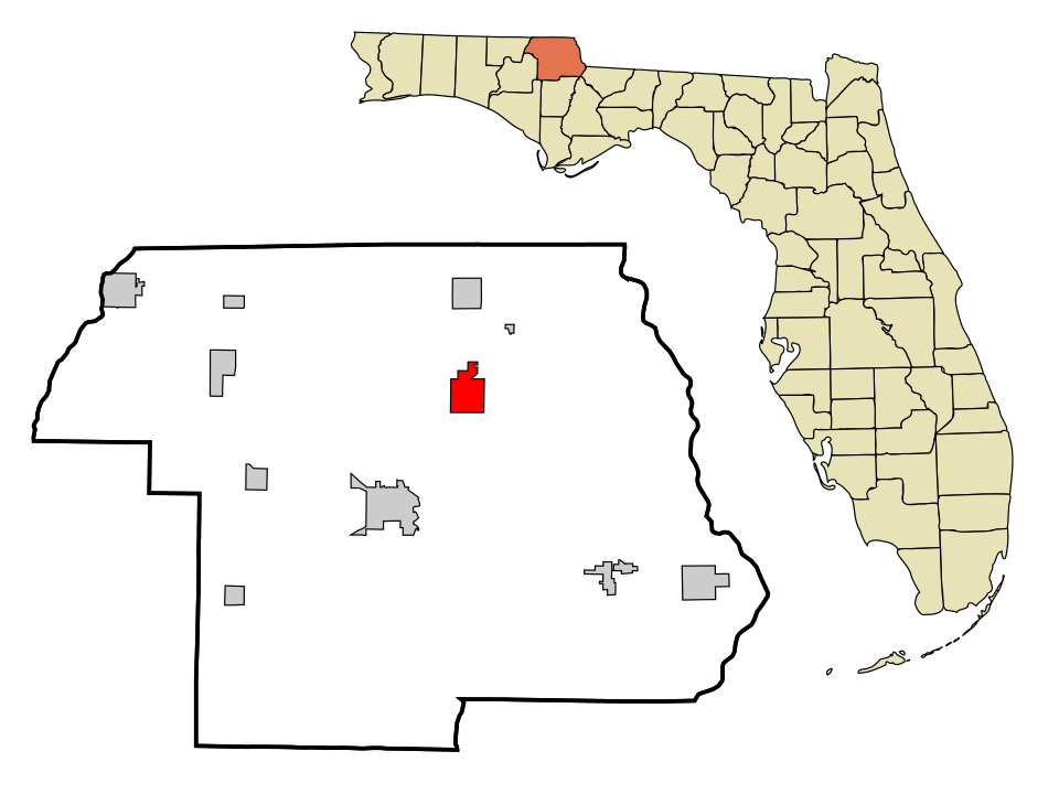 Locator map of Greenwood