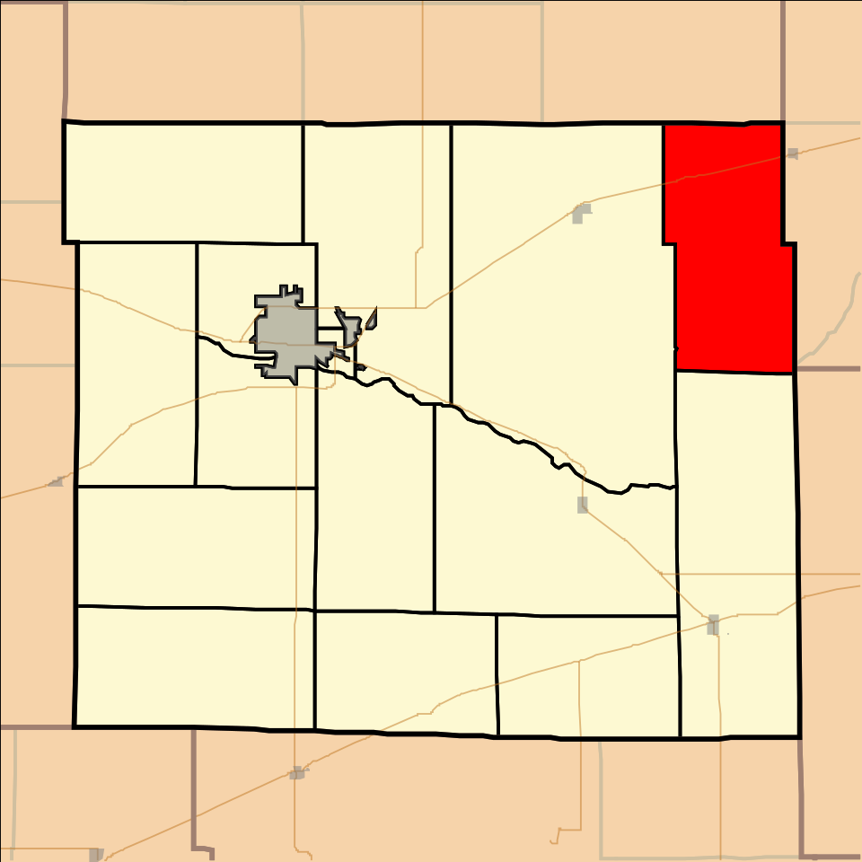 Locator map of Wheatland