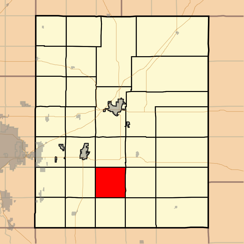 Locator map of Bloomington