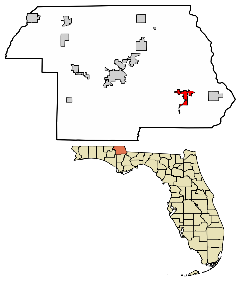 Locator map of Grand Ridge