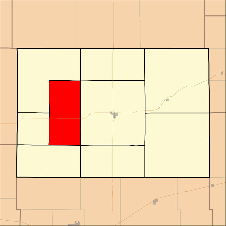 Locator map of Hallet