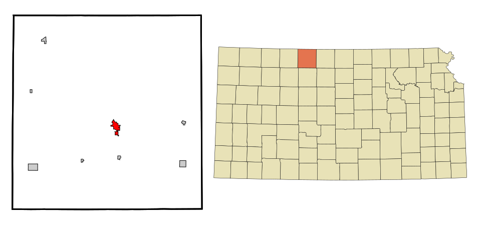 Locator map of Phillipsburg