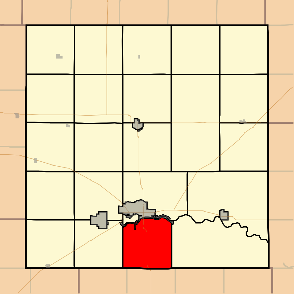 Locator map of South Bend