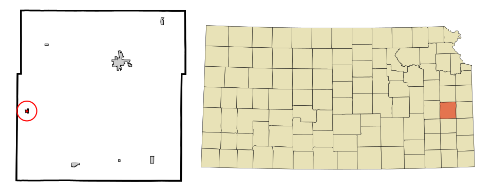 Locator map of Westphalia
