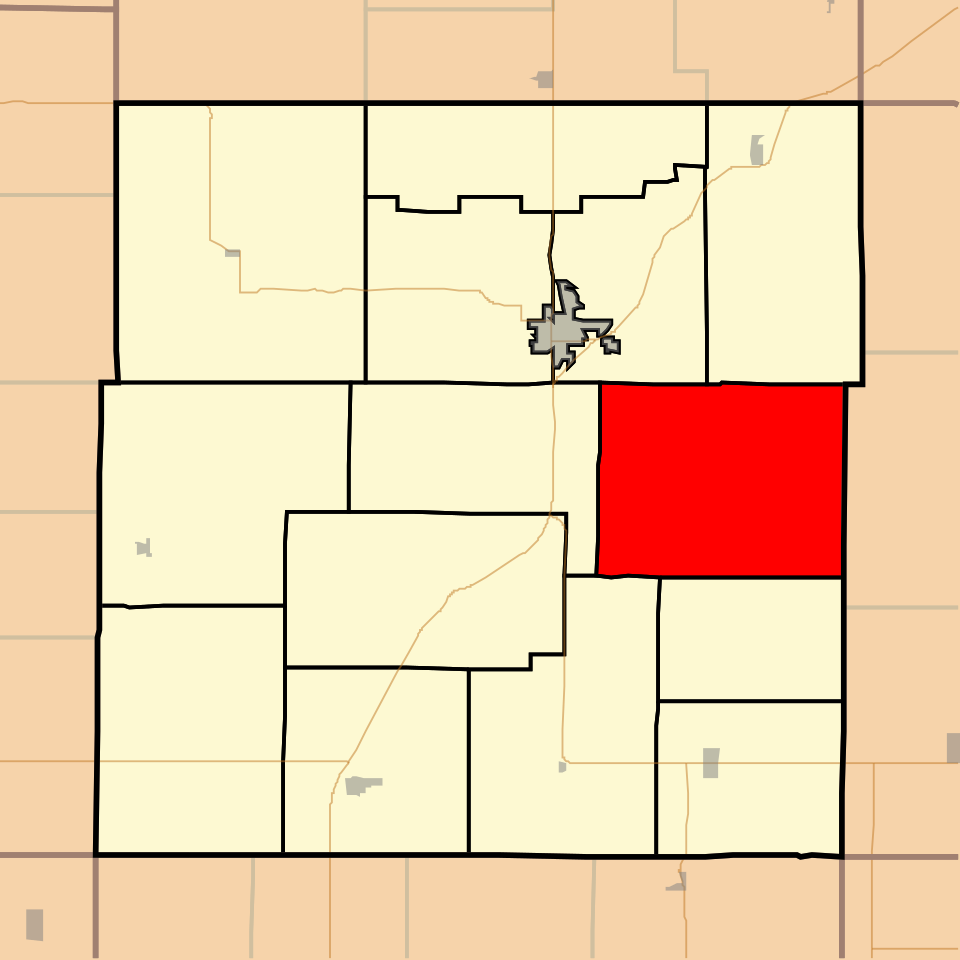 Locator map of Lincoln