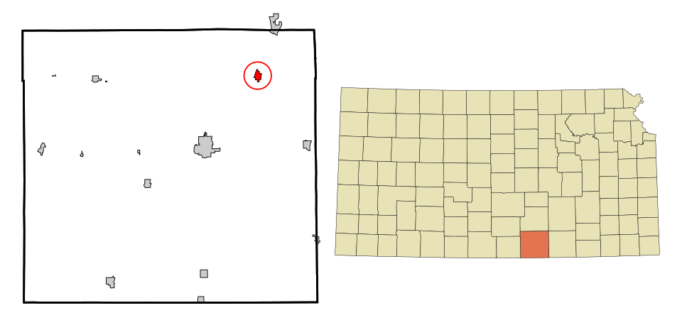 Locator map of Belle Plaine