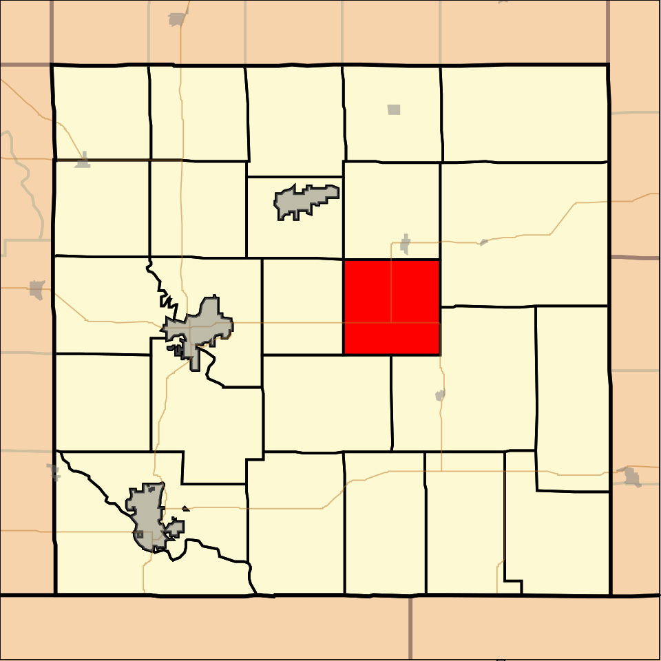 Locator map of Sheridan