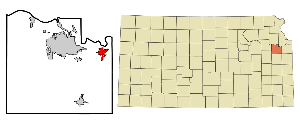 Locator map of Eudora