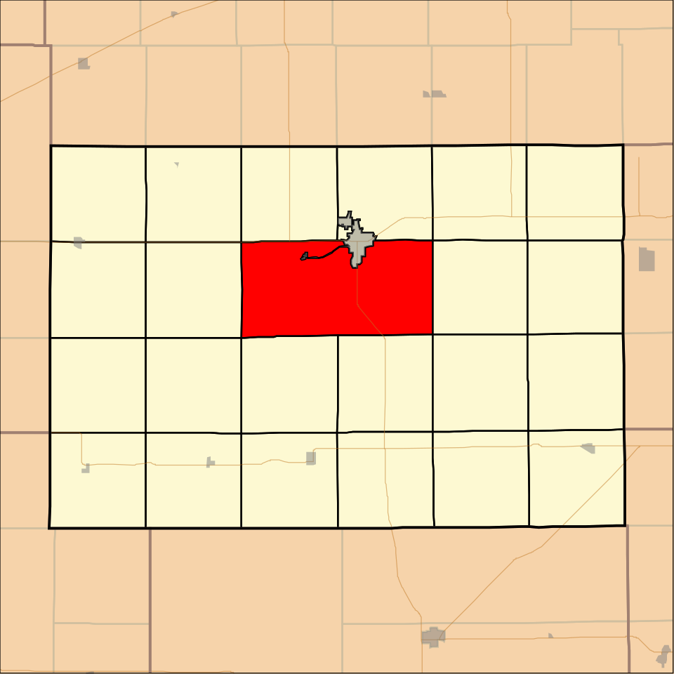 Locator map of Ninnescah