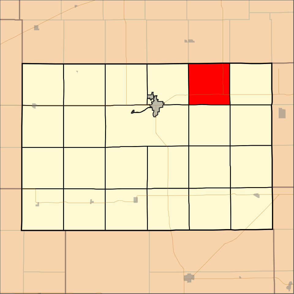 Locator map of Galesburg
