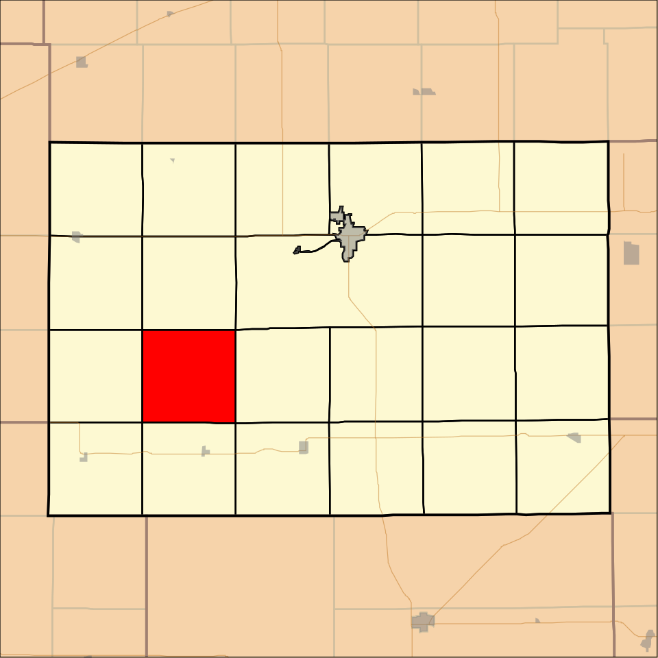 Locator map of Peters