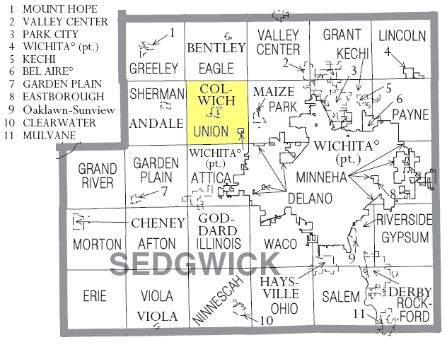 Locator map of Union