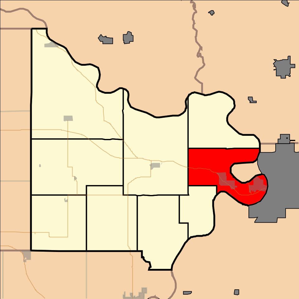 Locator map of Washington