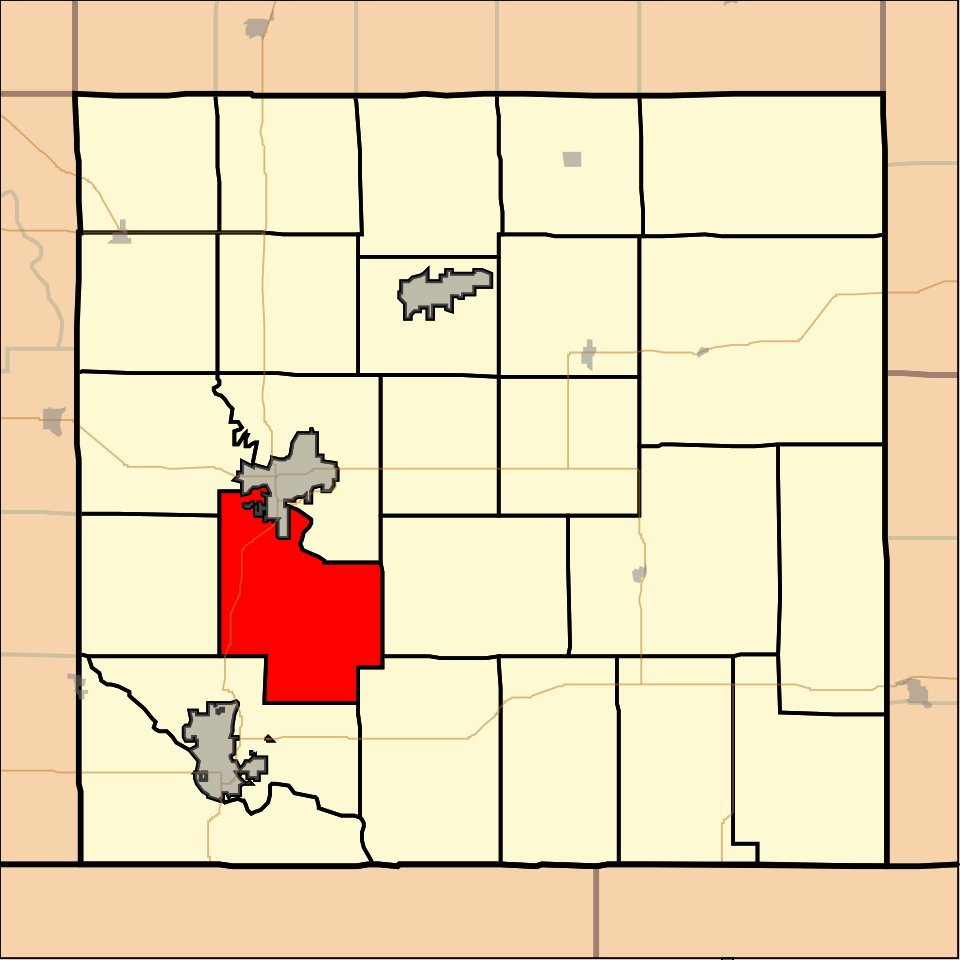 Locator map of Pleasant Valley