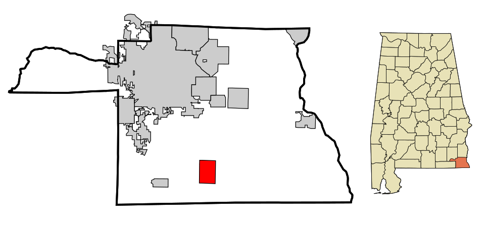 Locator map of Cottonwood