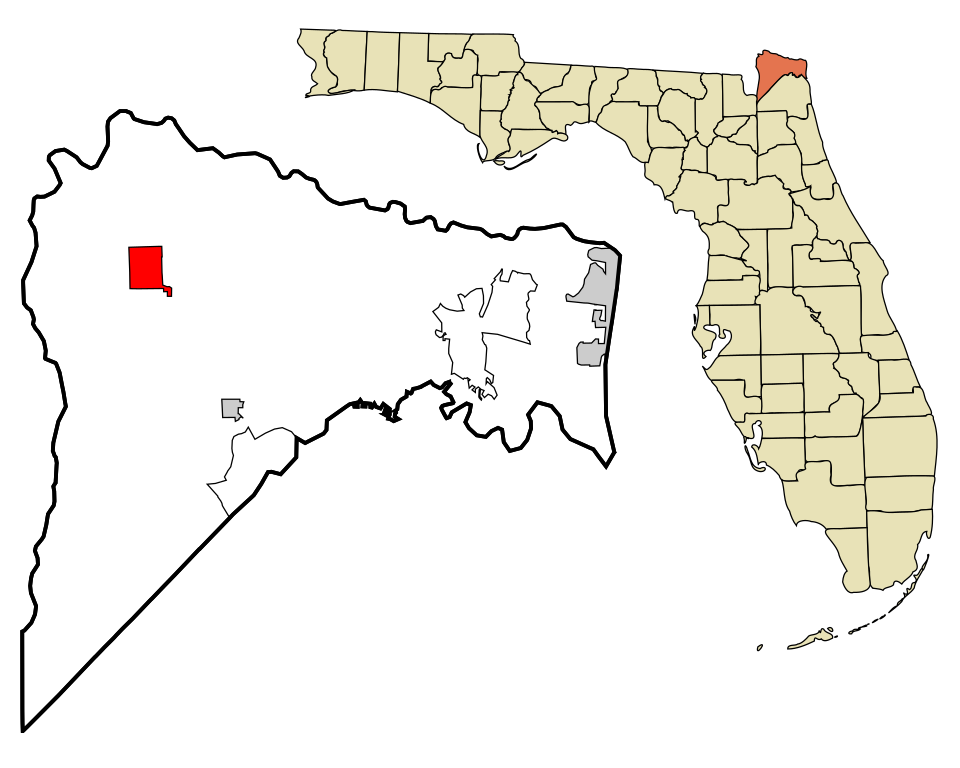 Locator map of Hilliard