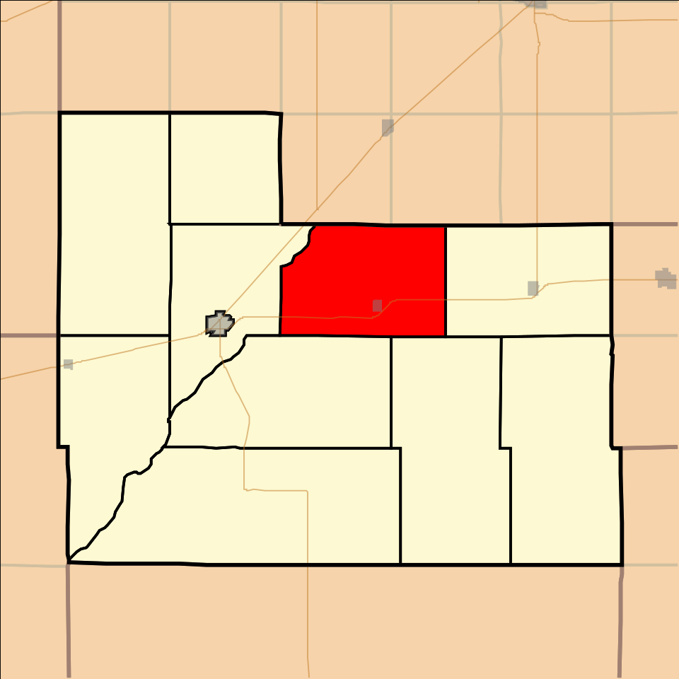 Locator map of Wayne