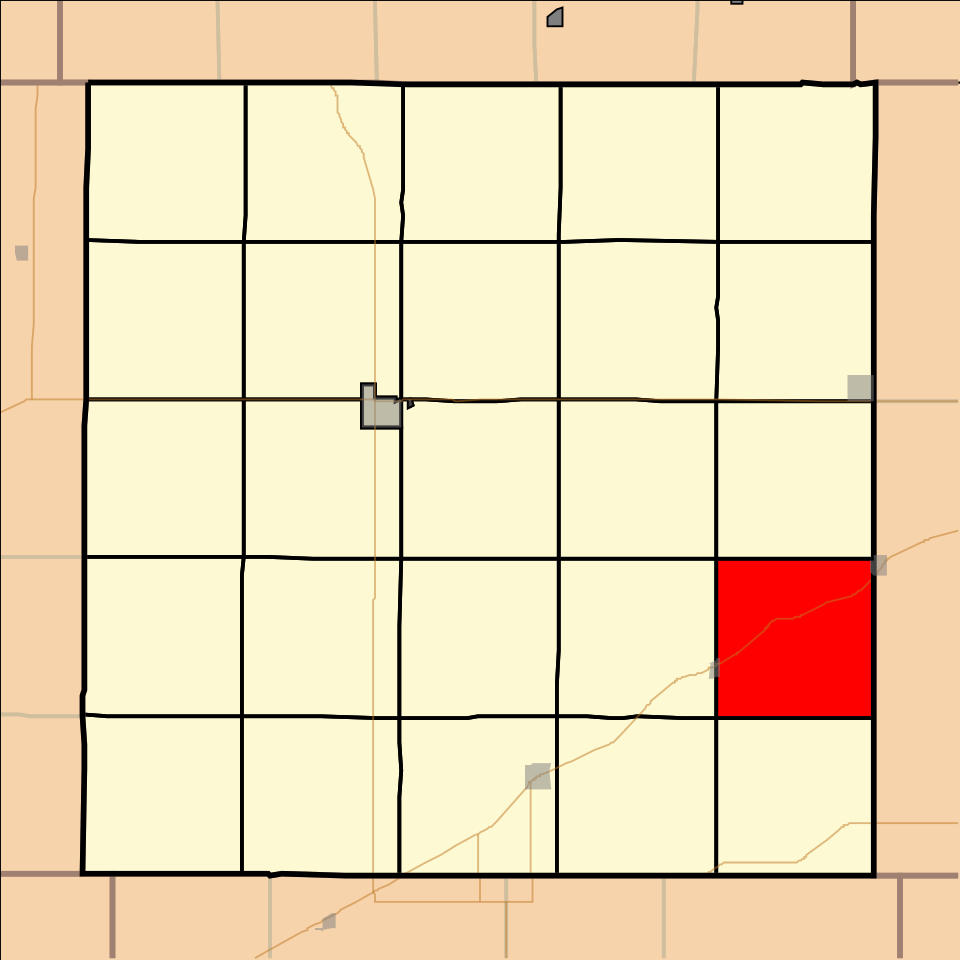Locator map of Pleasant Valley