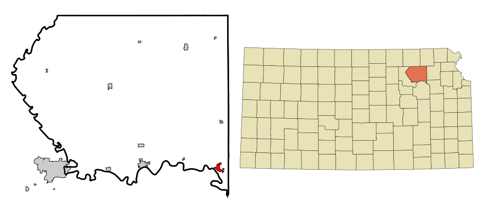Locator map of St. Marys