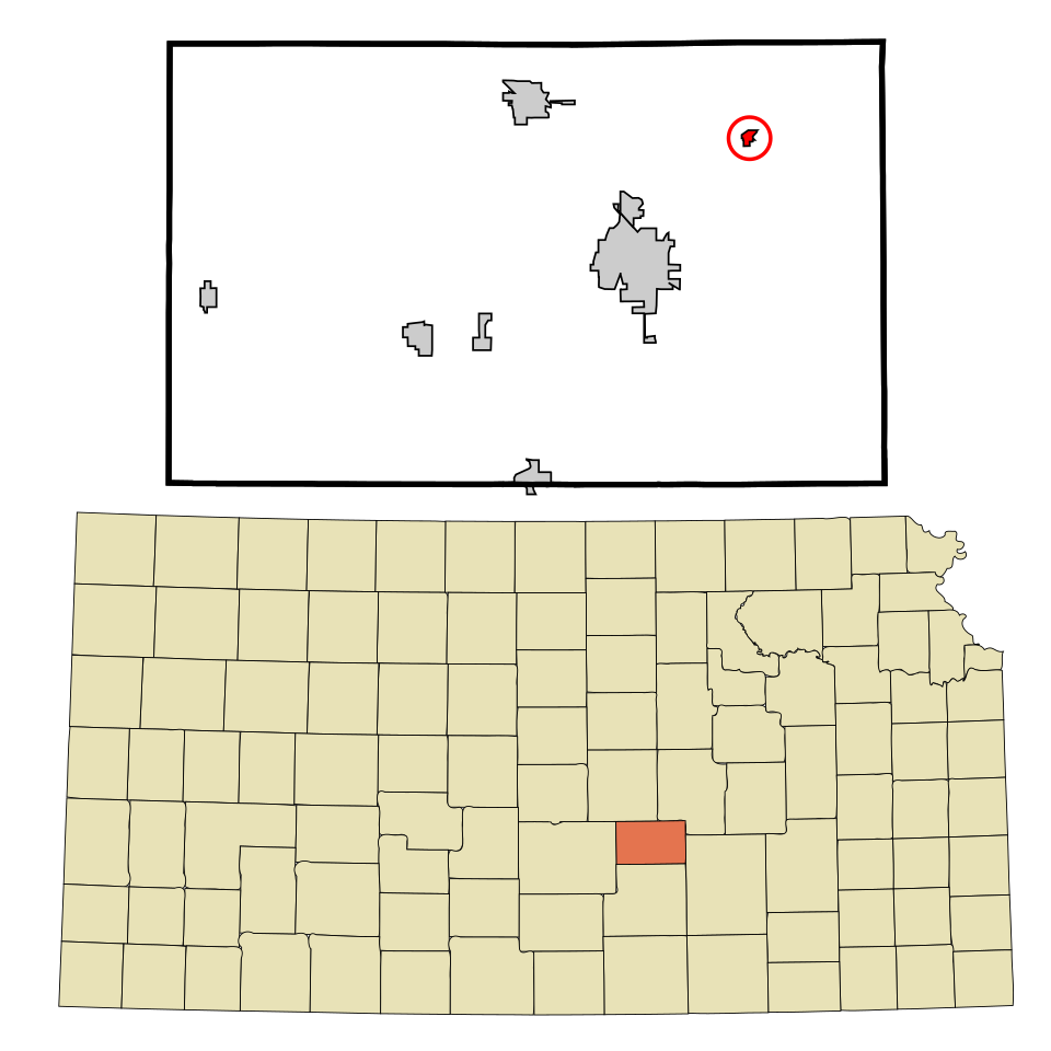 Locator map of Walton