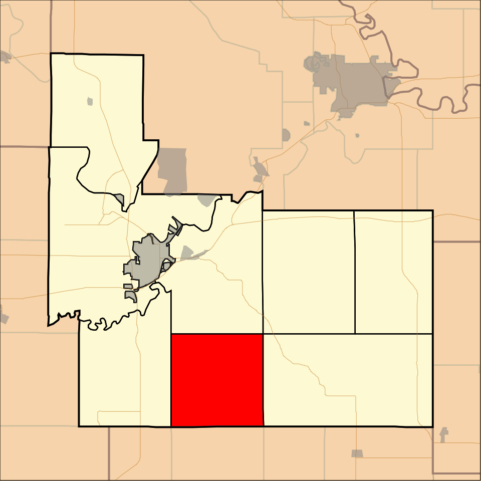 Locator map of Blakely