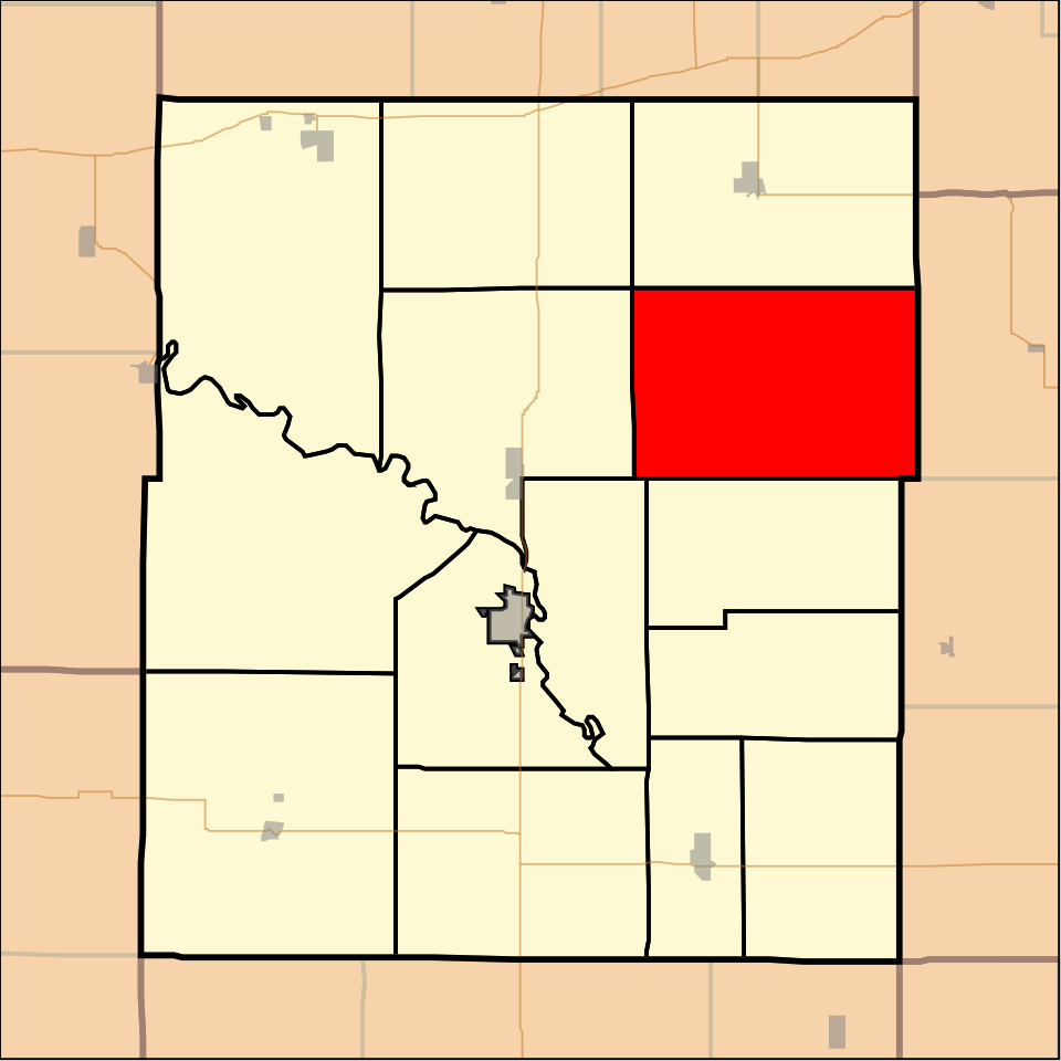 Locator map of Pottawatomie