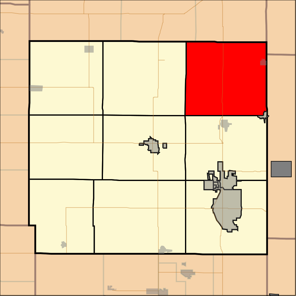 Locator map of Lincoln