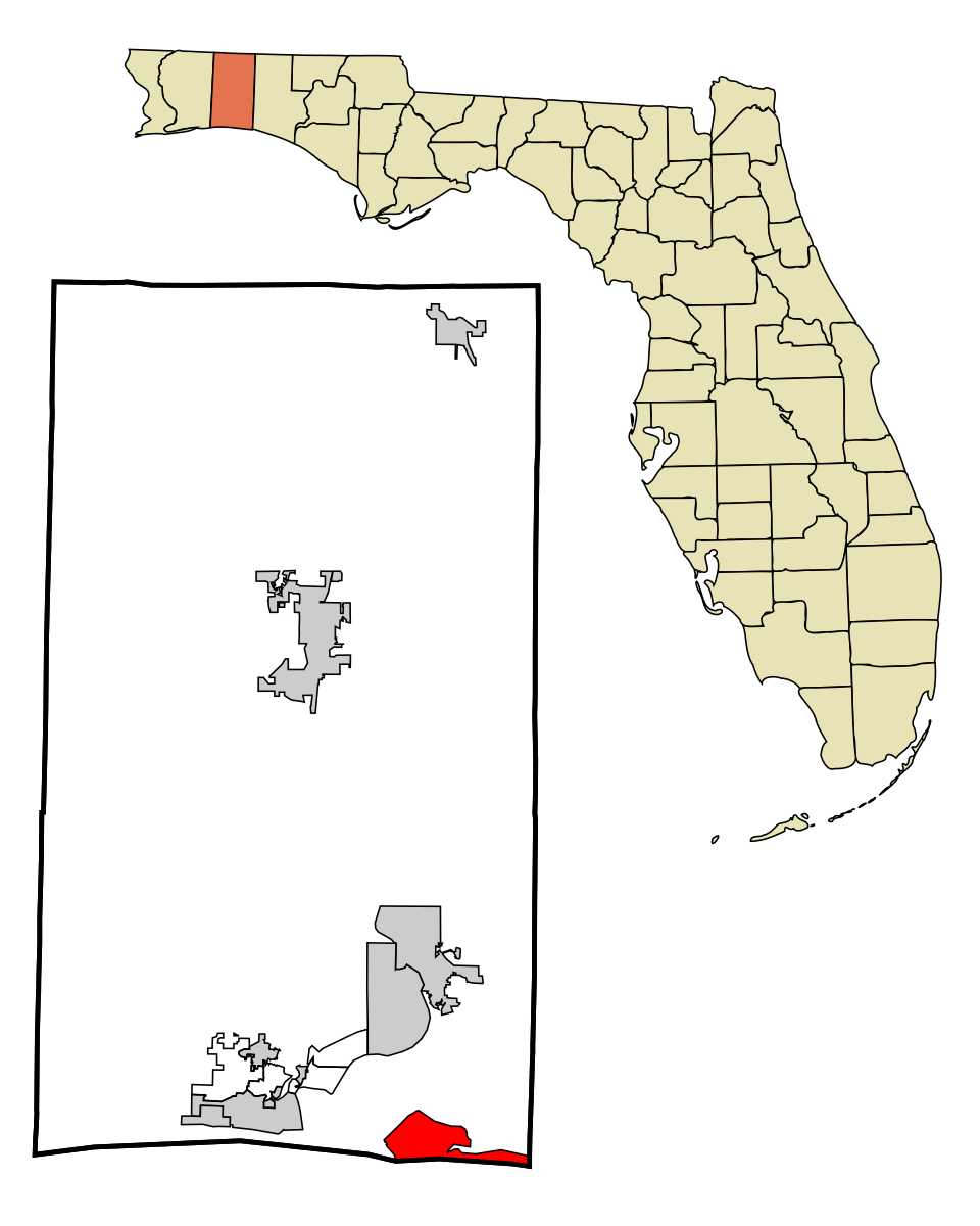 Locator map of Destin