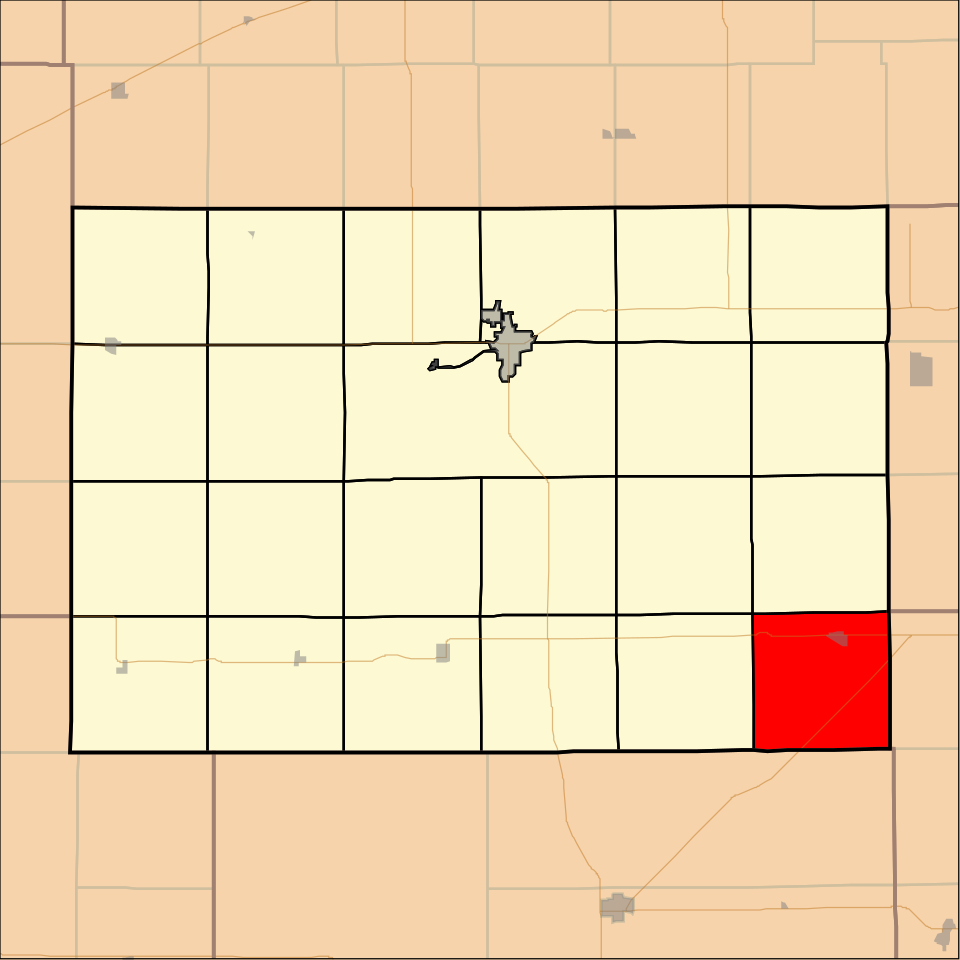 Locator map of Bennett