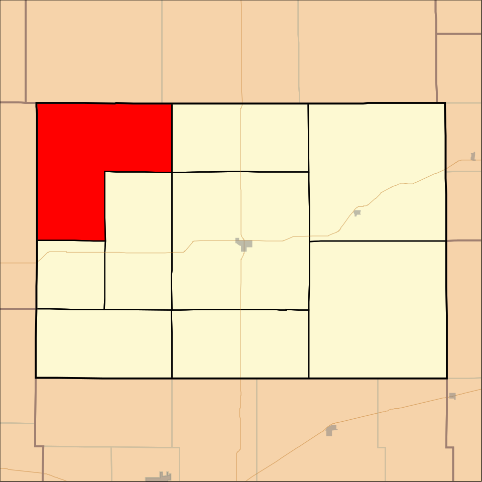 Locator map of North Roscoe