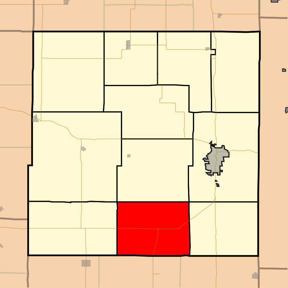 Locator map of Pawnee
