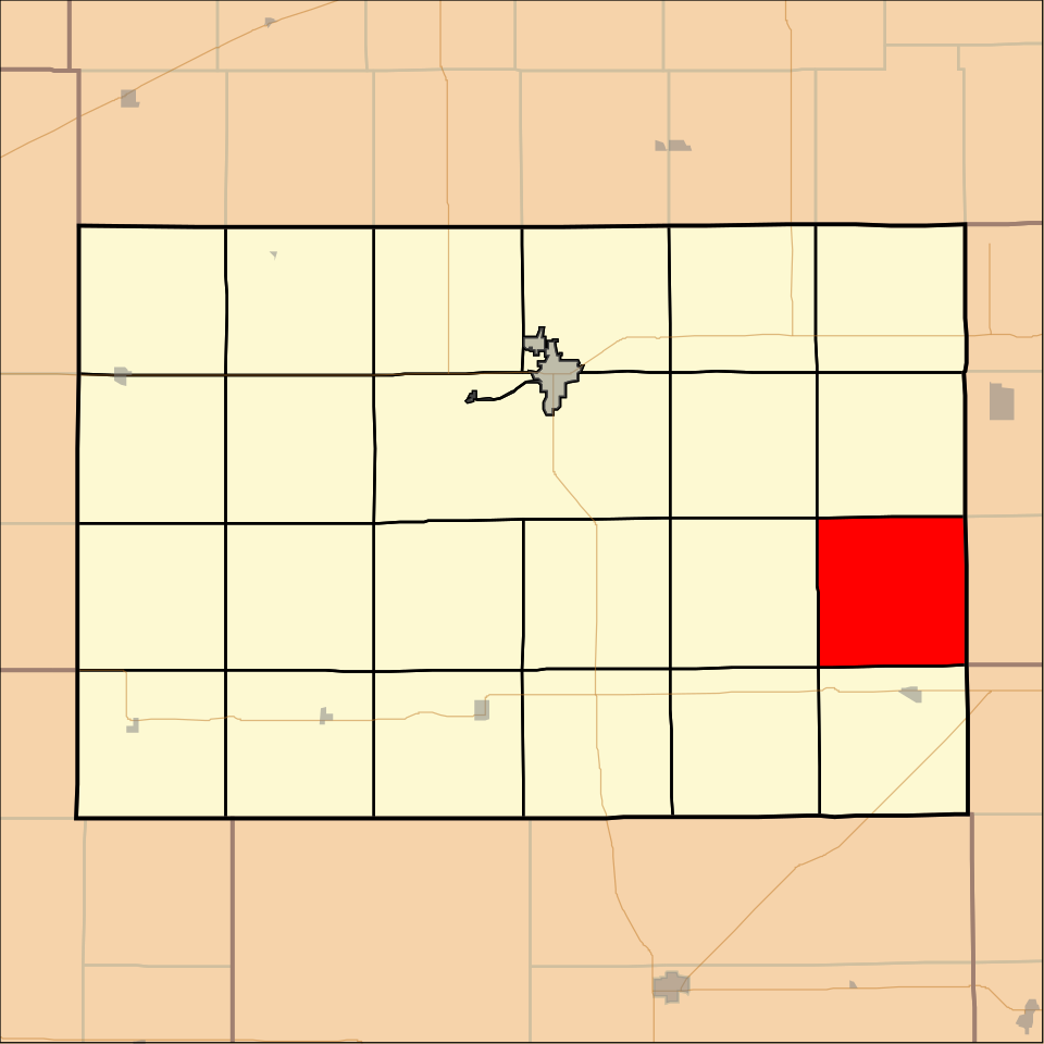 Locator map of Allen