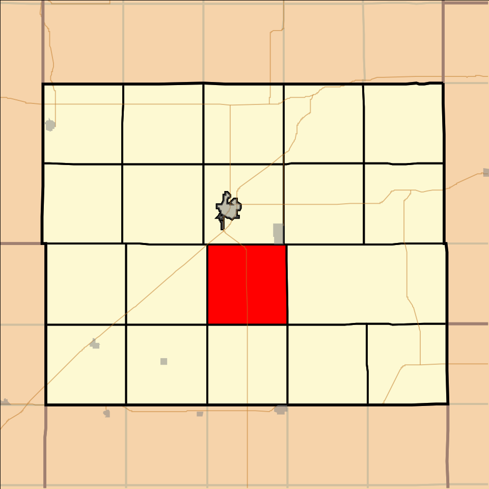 Locator map of Ash Creek