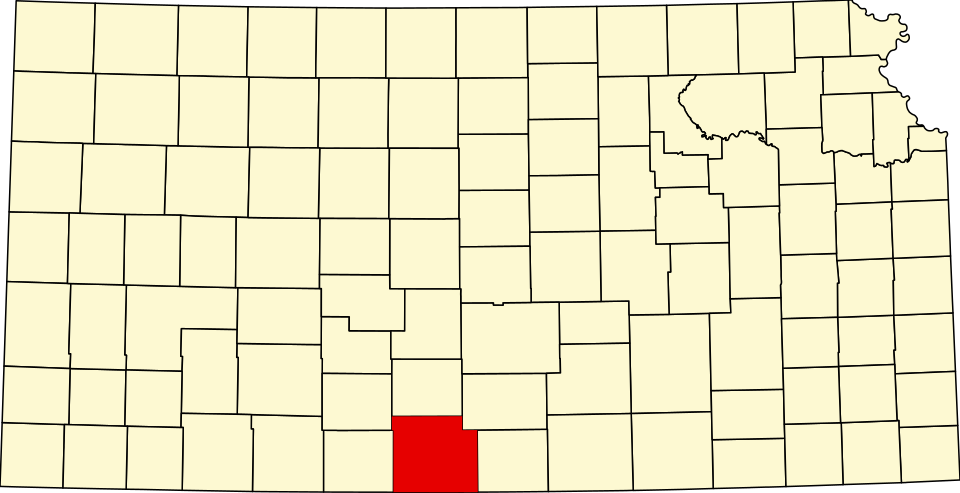 Locator map of Medicine Lodge